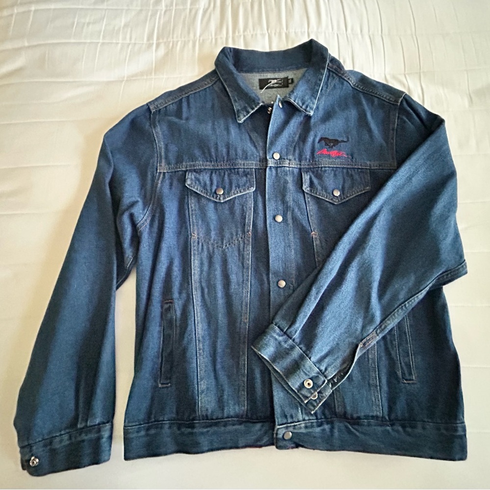 Vintage Mustang Denim Jacket New Without Tags